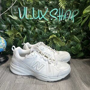 New Balance 608v5 White Mens Size 13 4E Wide Walking Casual Comfort Shoes